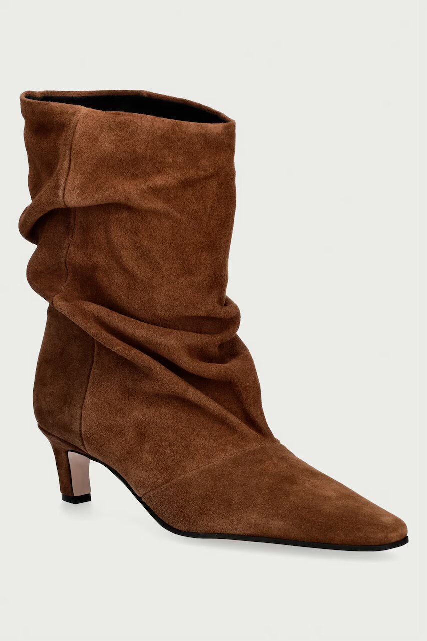 Steve Madden botine pentru femei din piele întoarsă Vexa