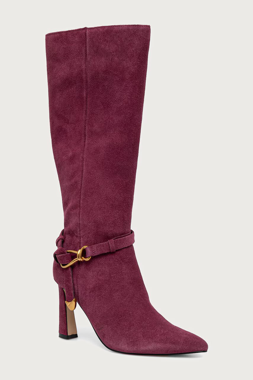Steve Madden cizme pentru femei din piele întoarsă Sirrens