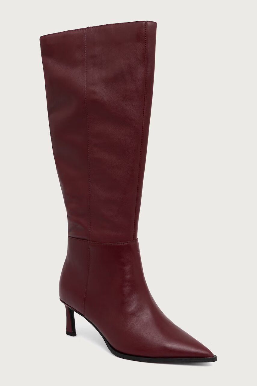 Steve Madden cizme pentru femei din piele Lucid