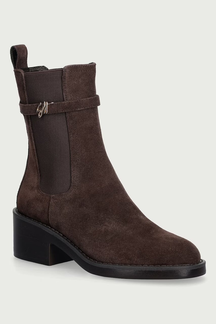 Steve Madden ghete scurte pentru femei din piele întoarsă Charity-SM