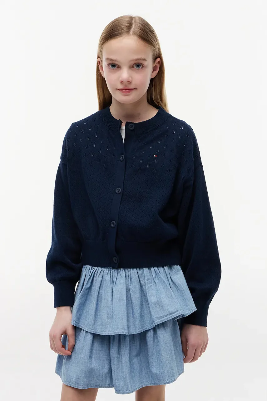 Tommy Hilfiger cardigan pentru copii din bumbac