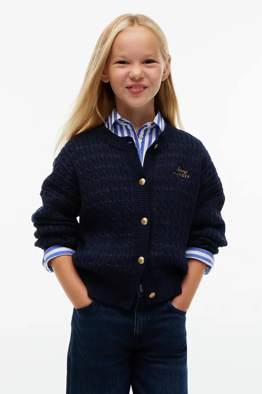Tommy Hilfiger cardigan pentru copii din bumbac