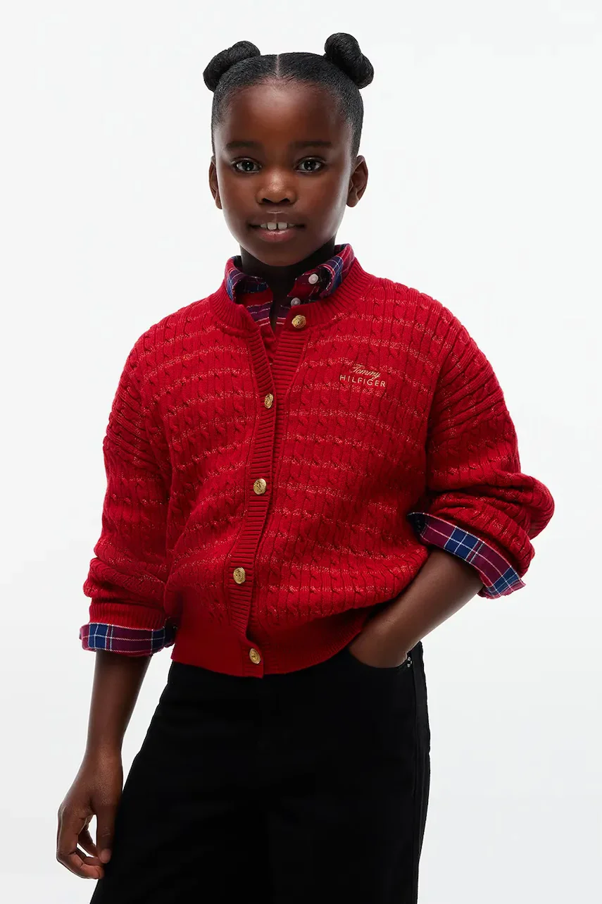 Tommy Hilfiger cardigan pentru copii din bumbac