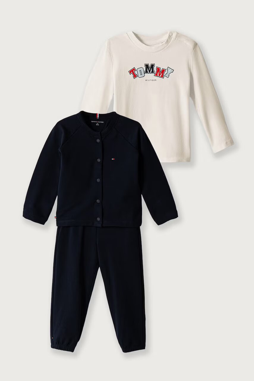 Tommy Hilfiger compleu pentru bebeluși din bumbac cu elastan