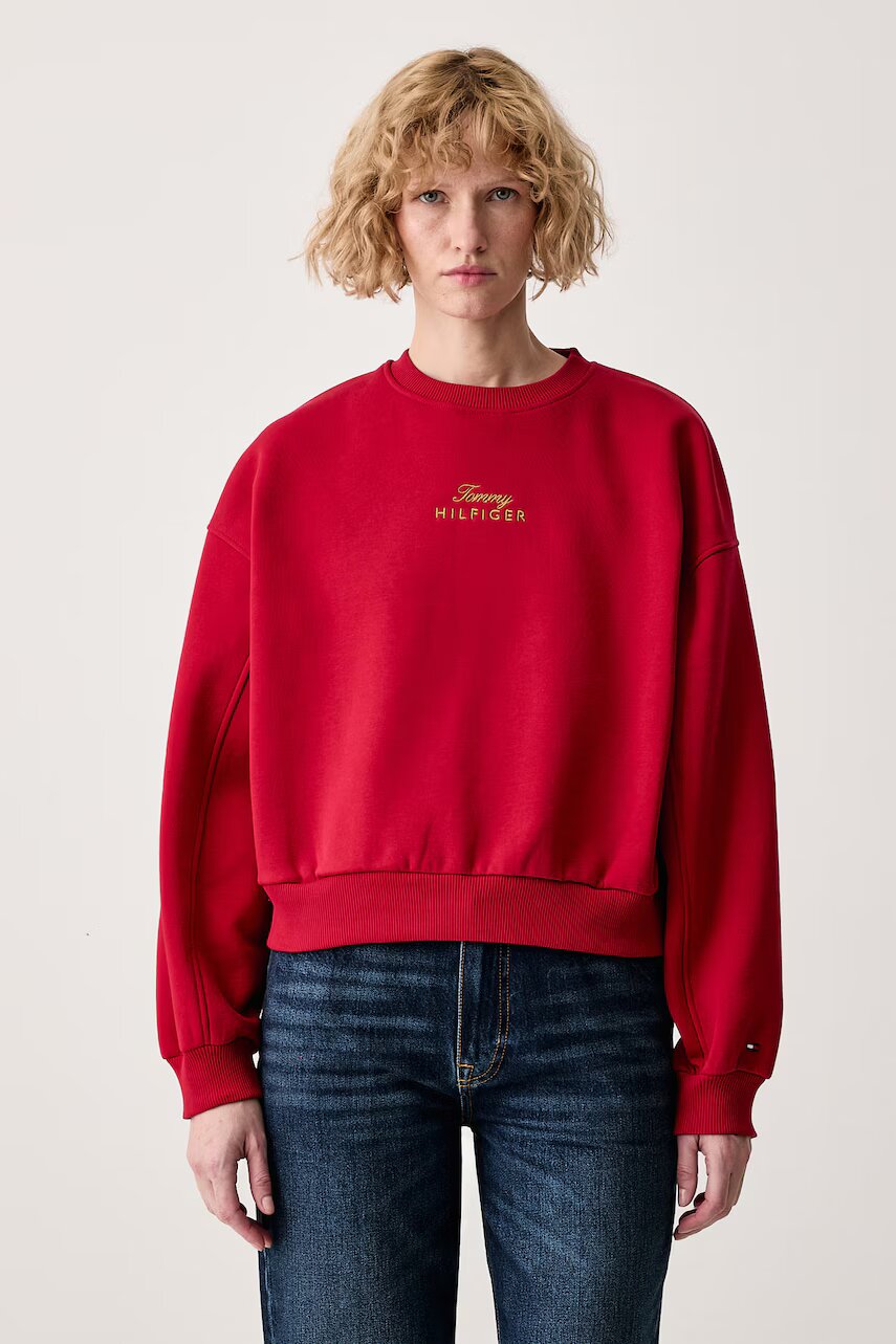 Tommy Hilfiger hanorac pentru femei cu bumbac