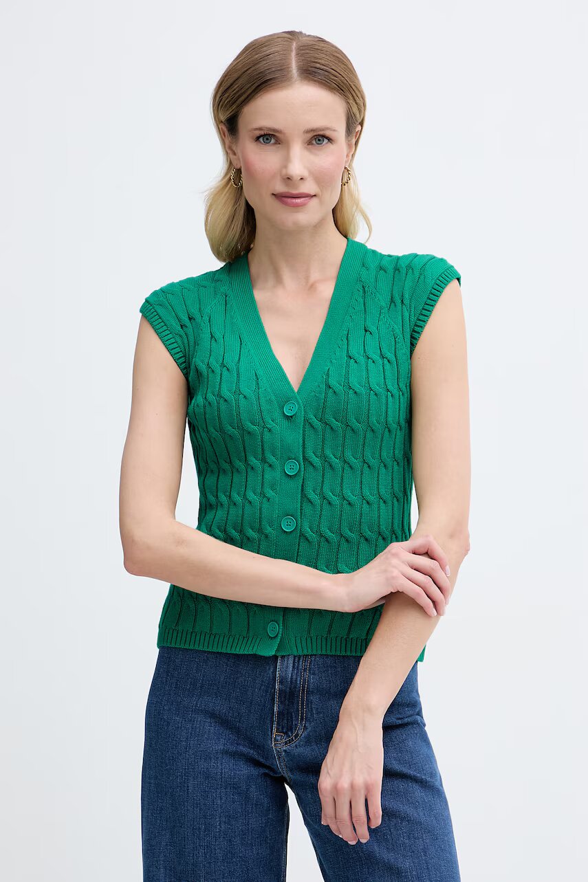 Tommy Hilfiger vestă pentru femei din bumbac