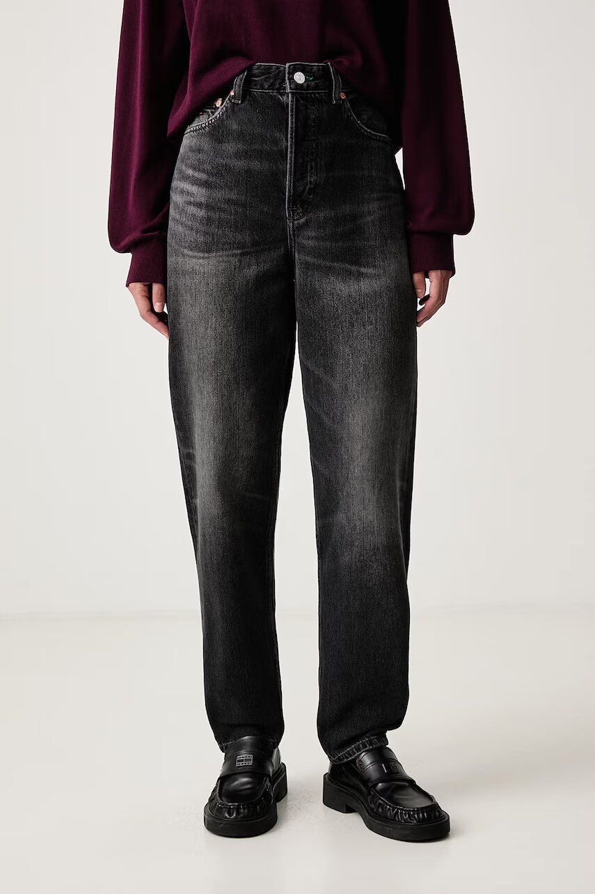 Tommy Jeans blugi mom fit pentru femei