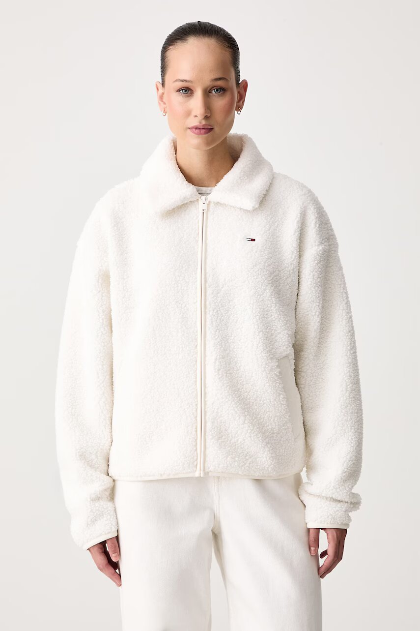 Tommy Jeans hanorac pentru femei din polar
