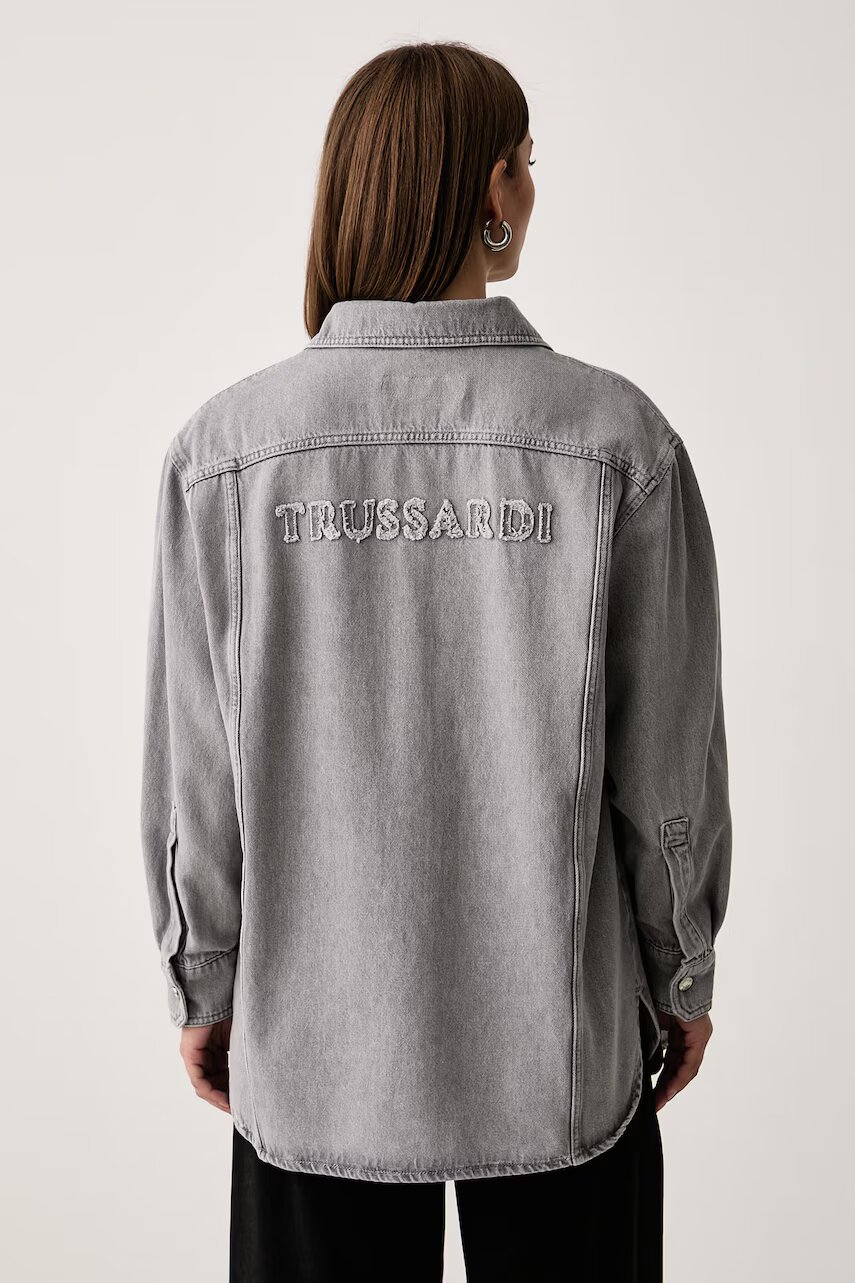 Trussardi cămașă pentru femei din denim