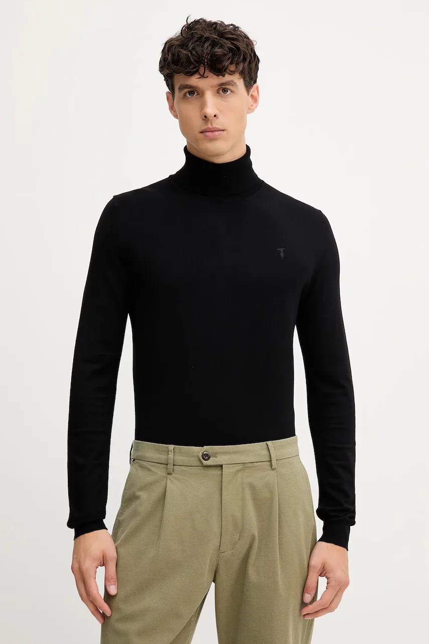 Trussardi pulover pentru bărbați cu vâscoză