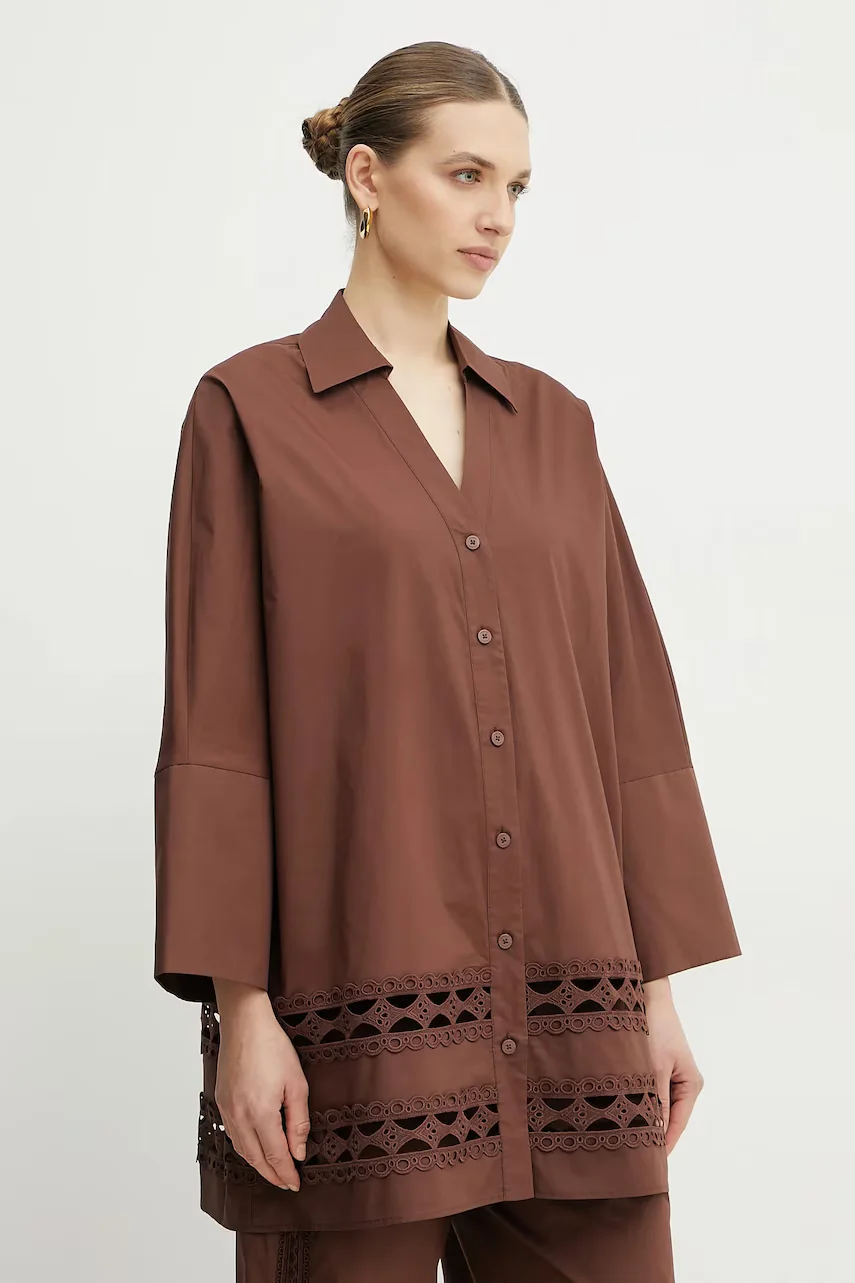 Twinset camasa din bumbac