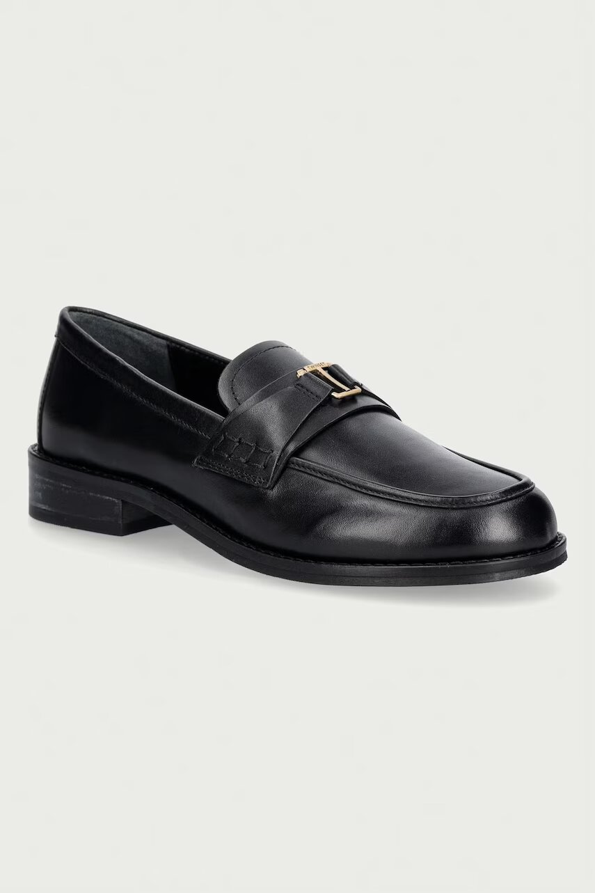 Twinset loafers slip-on pentru femei din piele