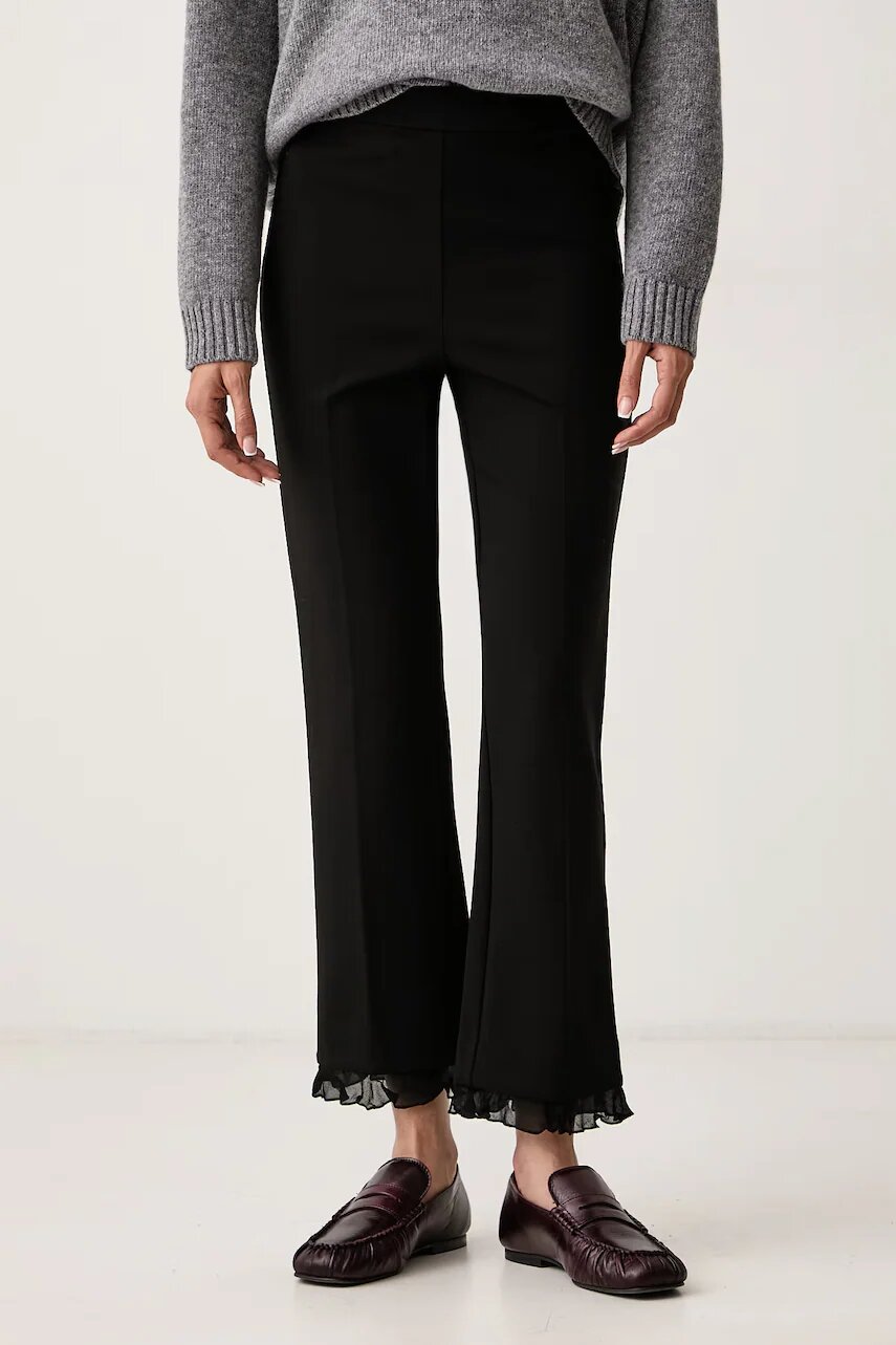 Twinset pantaloni pentru femei cu vâscoză