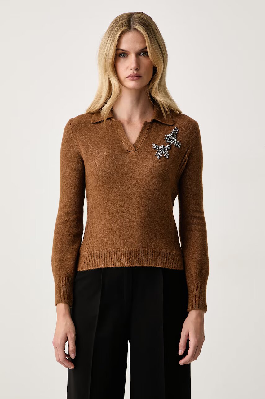 Twinset pulover pentru femei cu amestec de lână