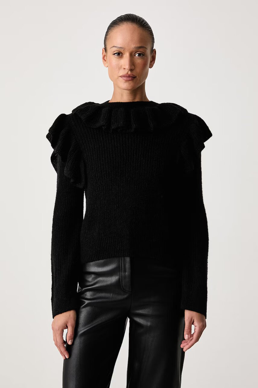Twinset pulover pentru femei cu lână și lână de alpaca