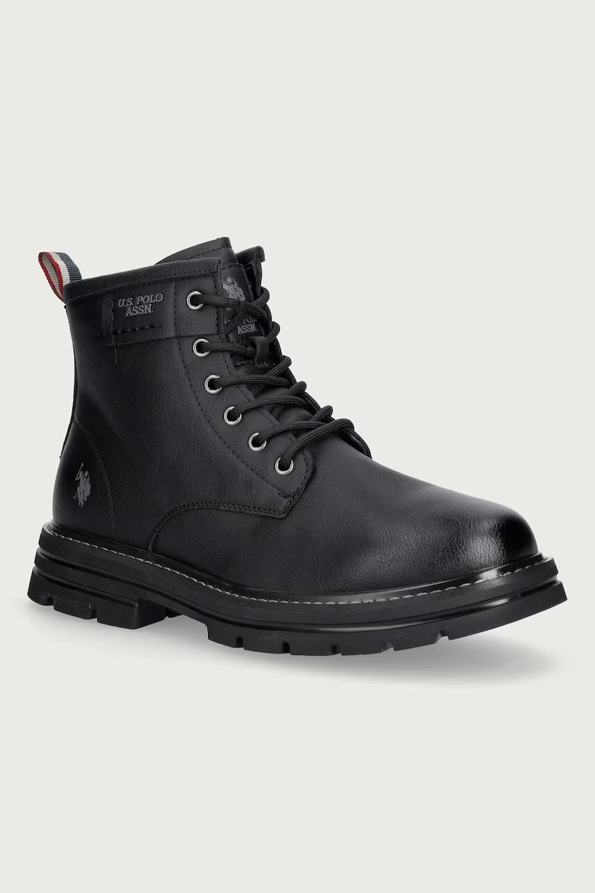 U.S. POLO ASSN. ghete de drumeție pentru bărbați din piele BERNY002