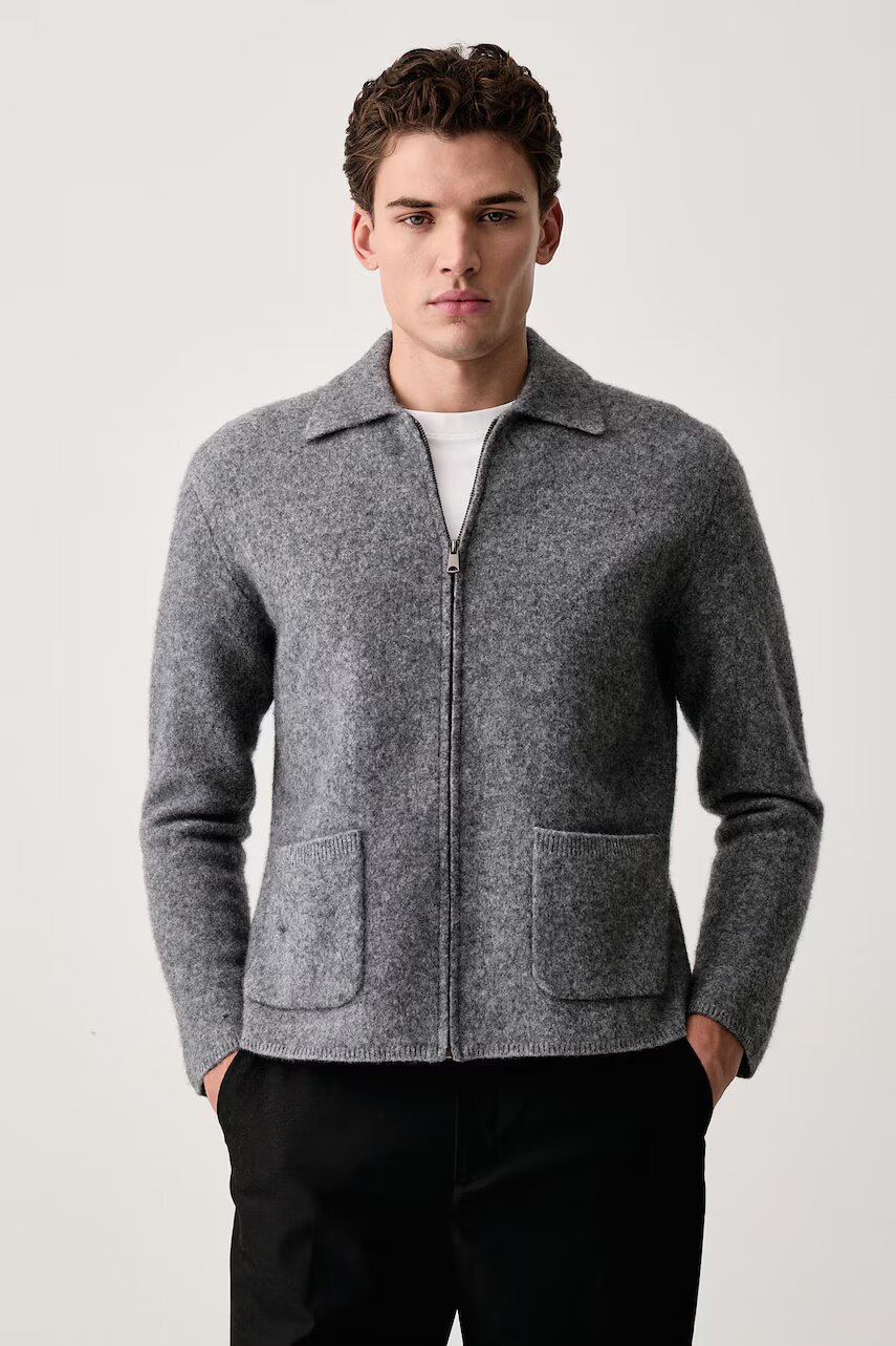 United Colors of Benetton cardigan pentru bărbați din lână