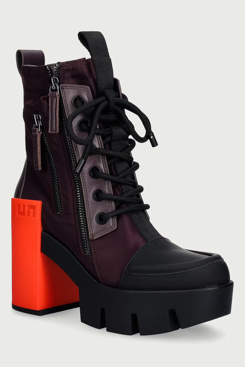 United Nude botine cu toc pentru femei Grip Cap Mid