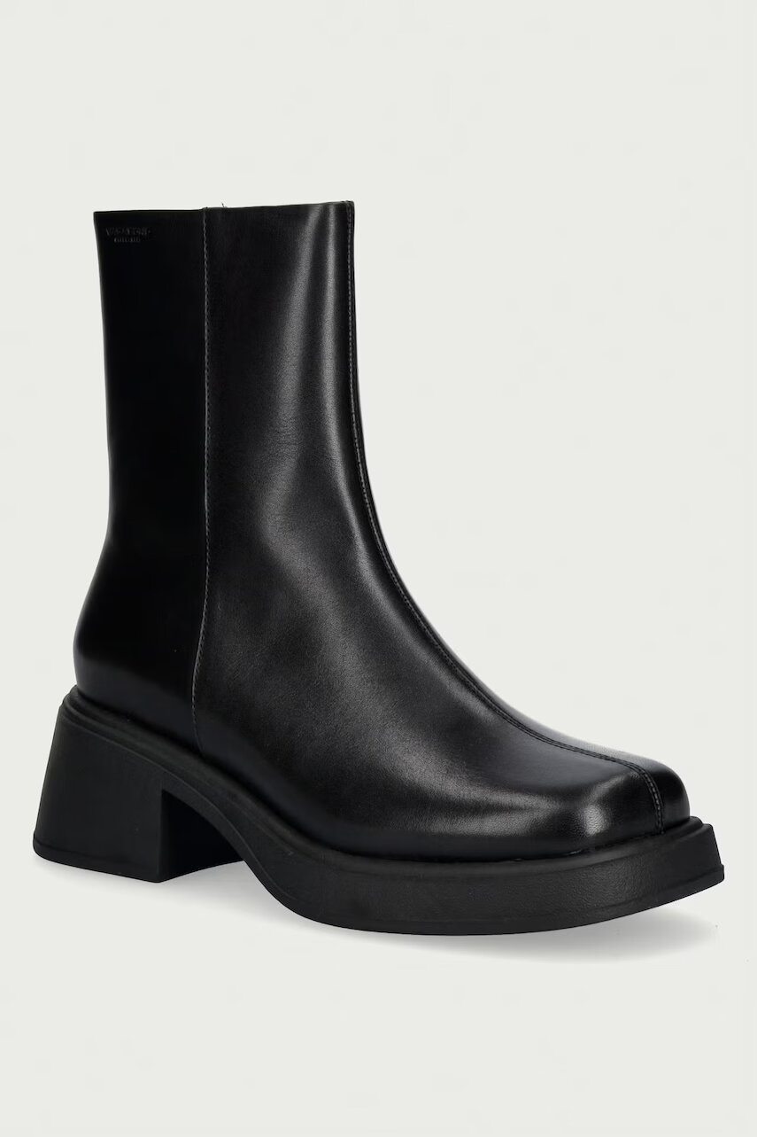 Vagabond Shoemakers botine cu toc pentru femei din piele DORAH