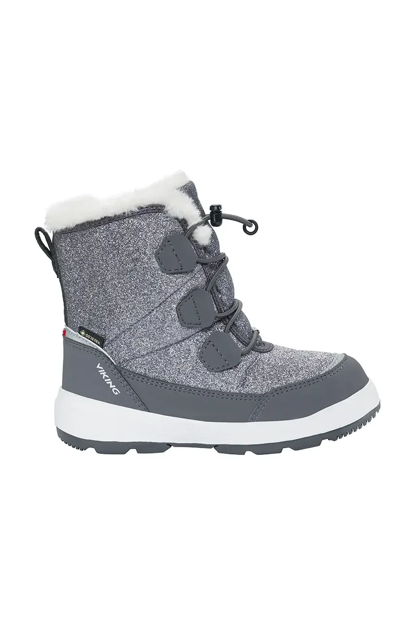 Viking Kids încălțăminte de iarnă pentru copii Toasty Glitter Warm GTX Zip