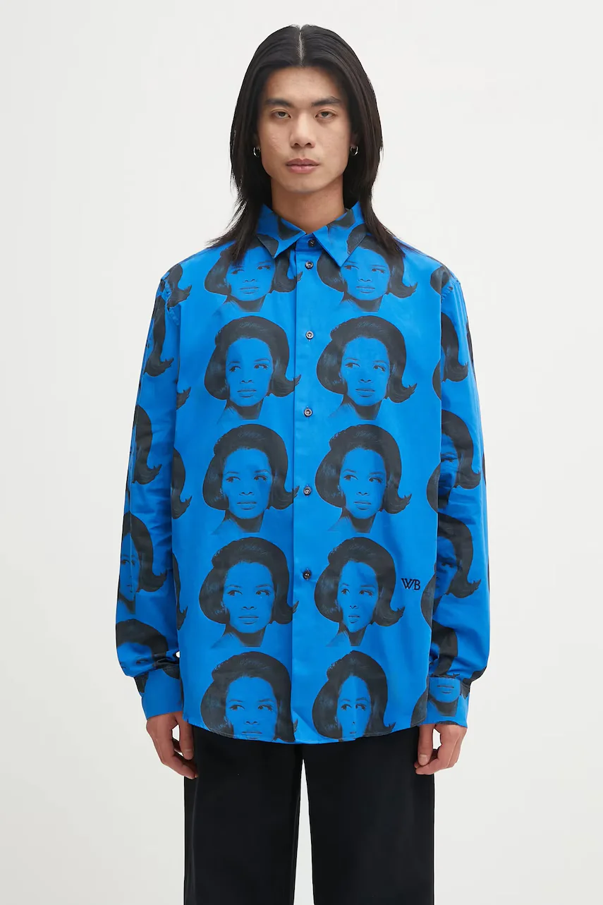 Wales Bonner cămașă din bumbac Selah Shirt