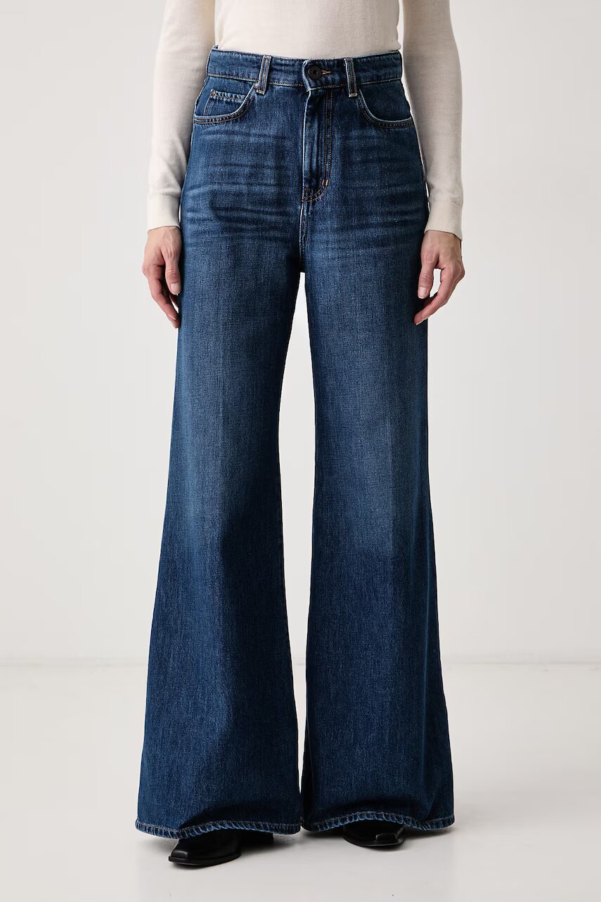 Weekend MaxMara blugi wide leg pentru femei WKDSPORT