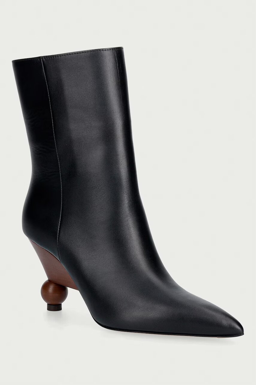 Weekend MaxMara botine pentru femei din piele