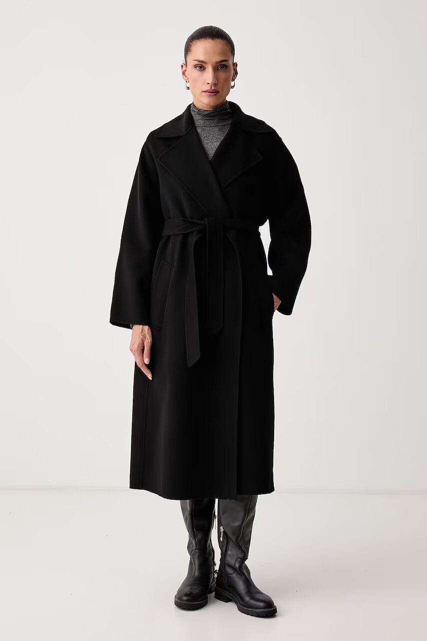 Weekend MaxMara palton pentru femei din lână WKDOPEROSO