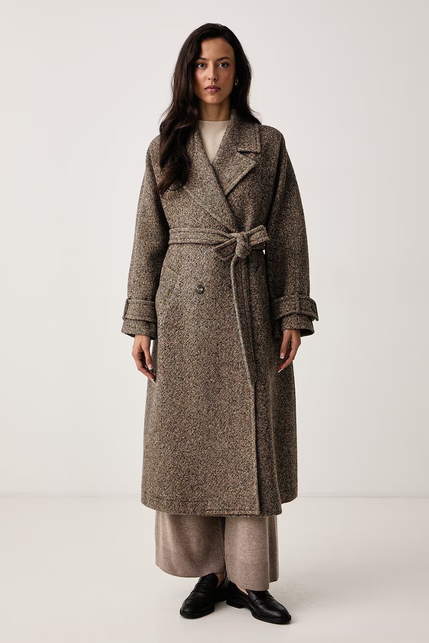Weekend MaxMara palton pentru femei din lână WKDTEMA