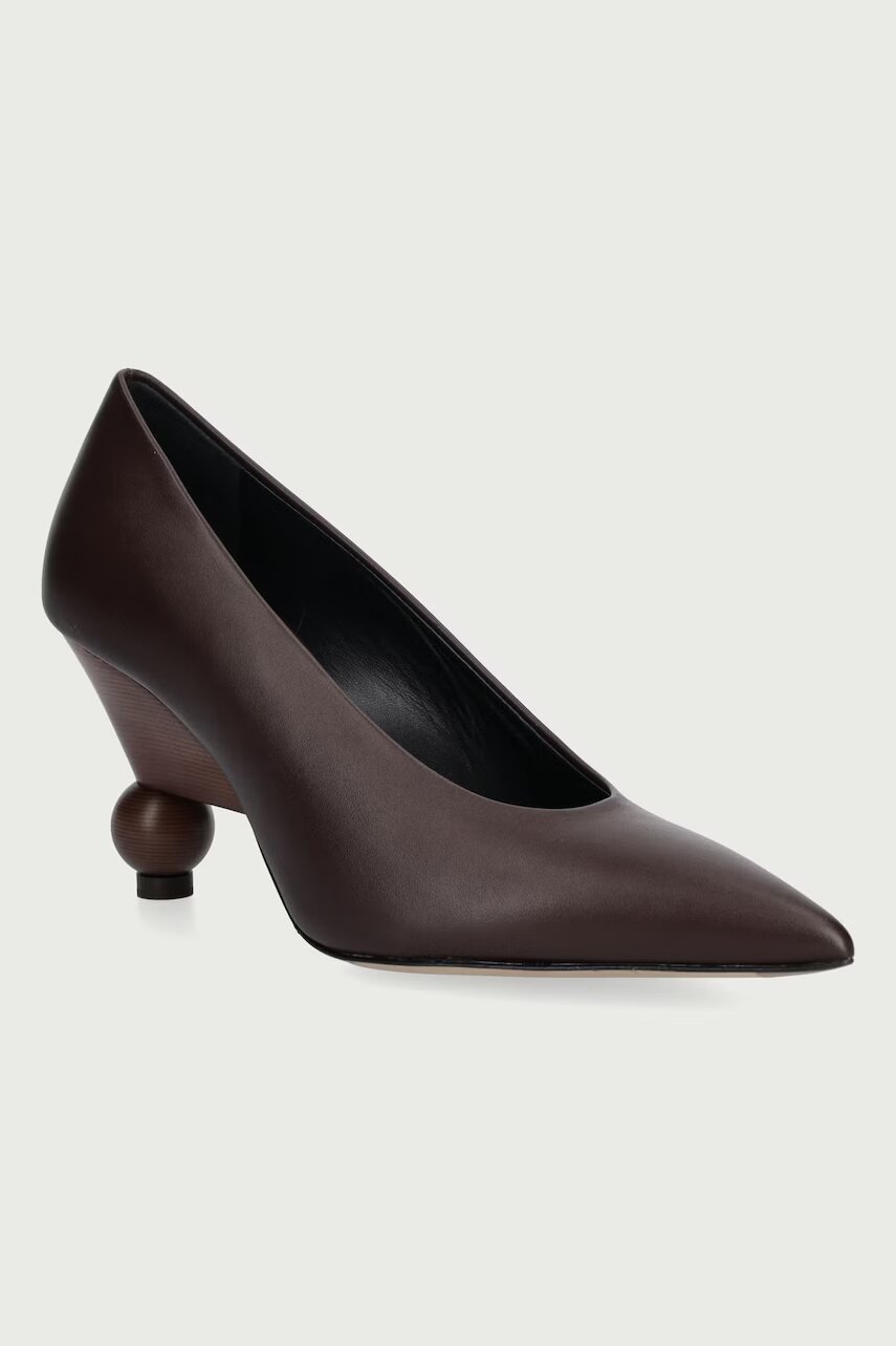 Weekend MaxMara pantofi cu toc stiletto din piele