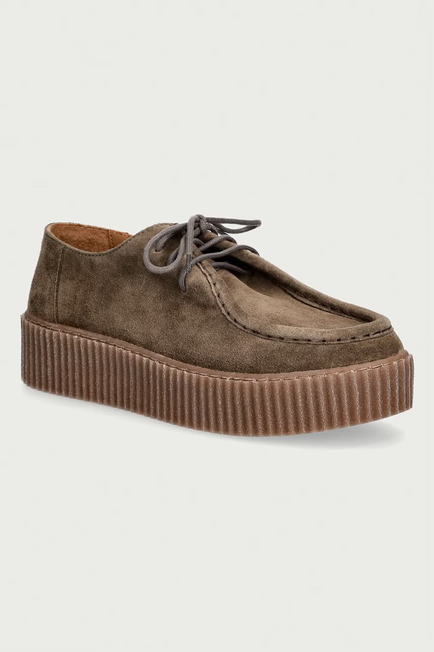 Weekend MaxMara pantofi pentru femei din piele întoarsă