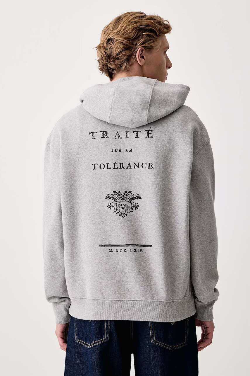 Zadig & Voltaire hanorac cu glugă pentru bărbați cu bumbac SWEELO