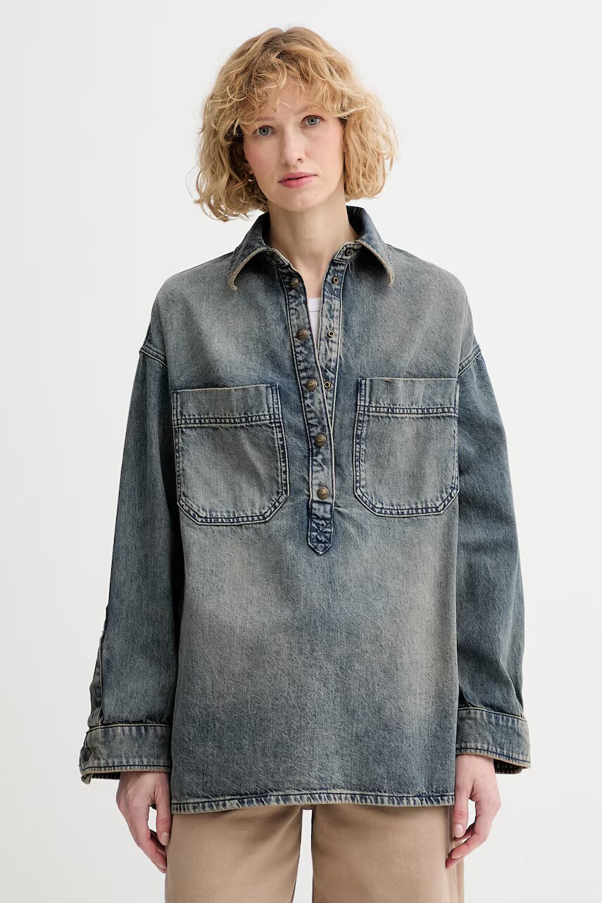 Zadig & Voltaire hanorac pentru femei din denim