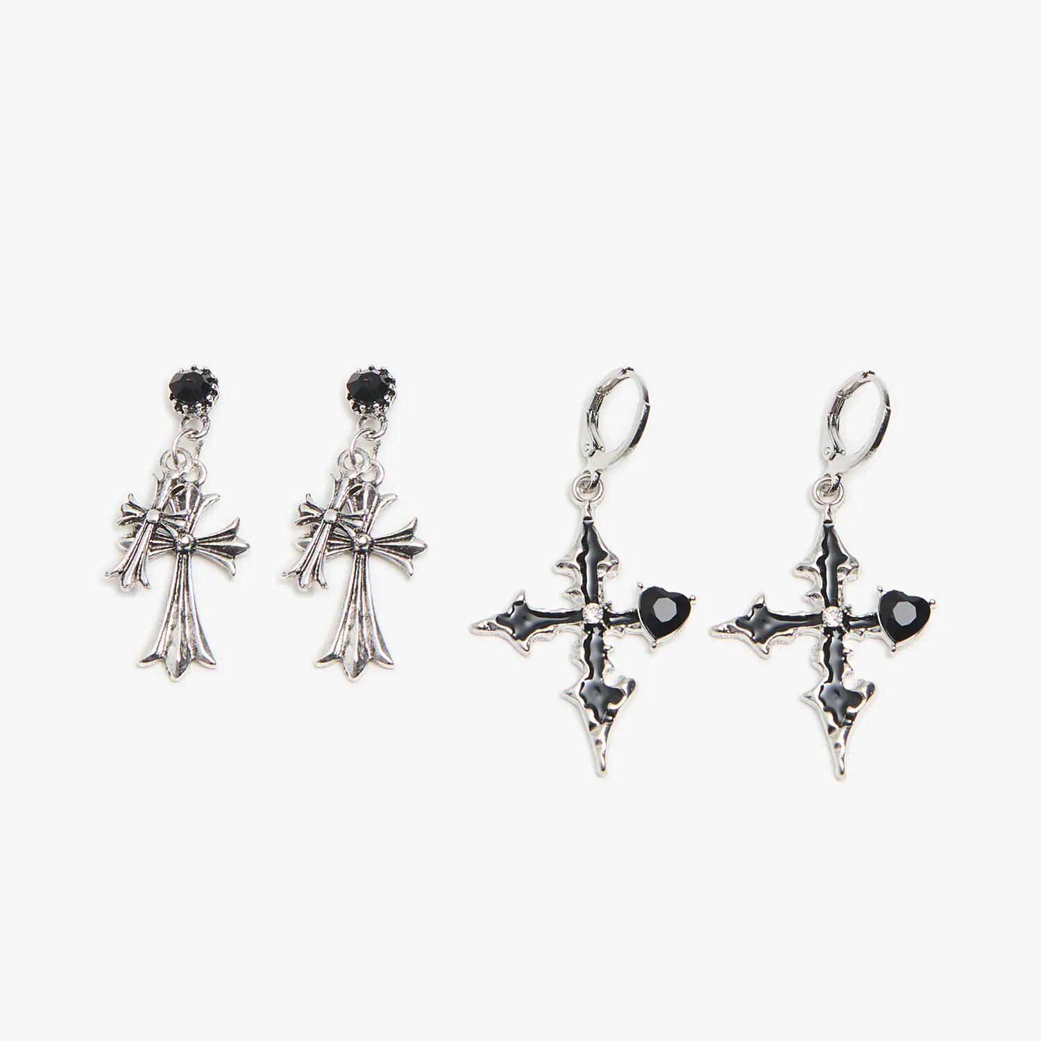 Cropp 2 pack cercei - argintiu