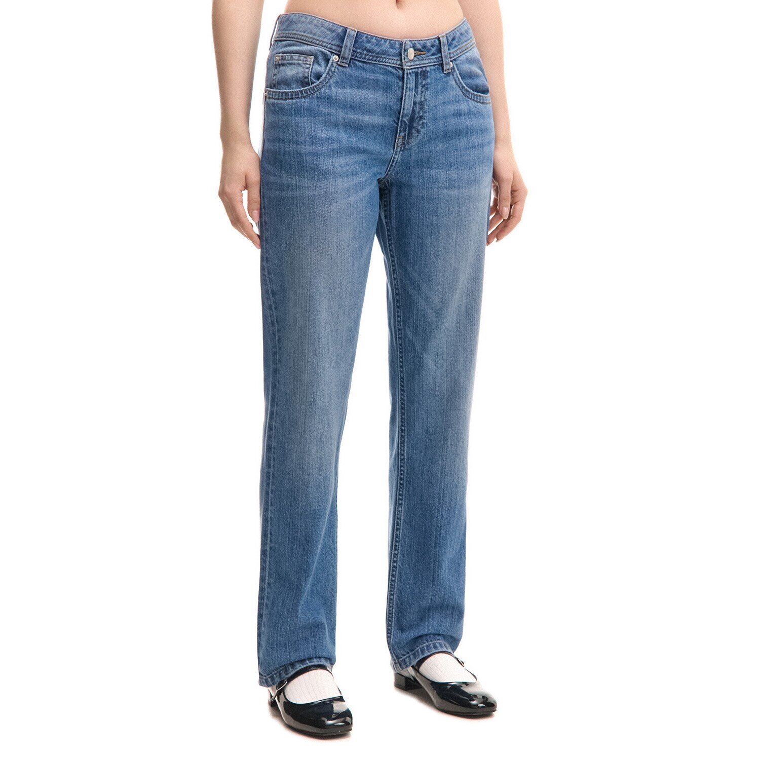 Cropp Blugi boyfriend - albastru