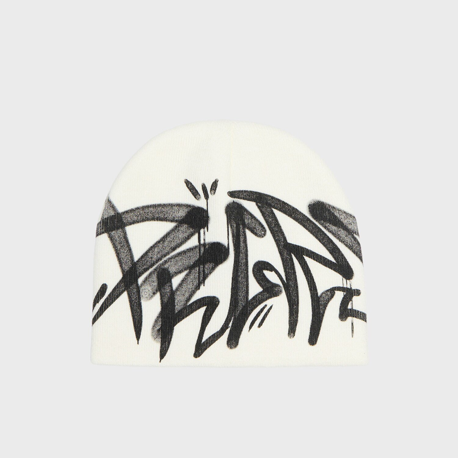 Cropp Căciulă beanie cu imprimeu - alb