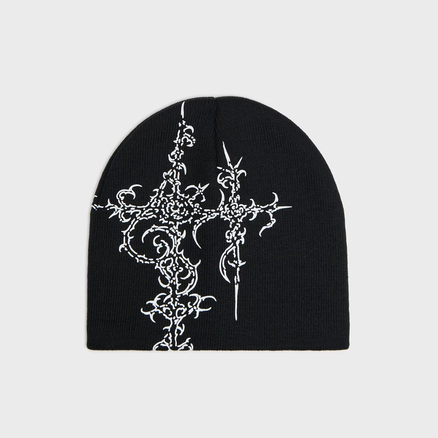 Cropp Căciulă beanie cu imprimeu - negru