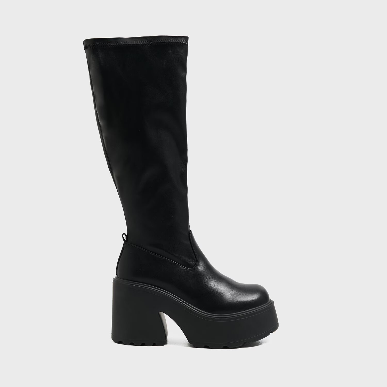 Cropp Cizme până la genunchi - negru
