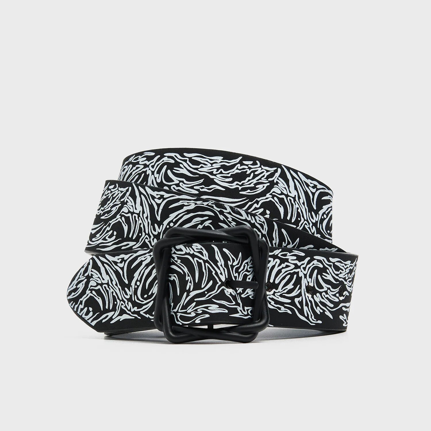 Cropp Curea cu imprimeu - negru