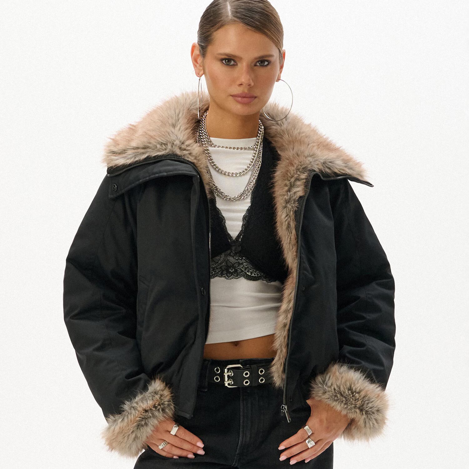 Cropp Geacă bomber - negru