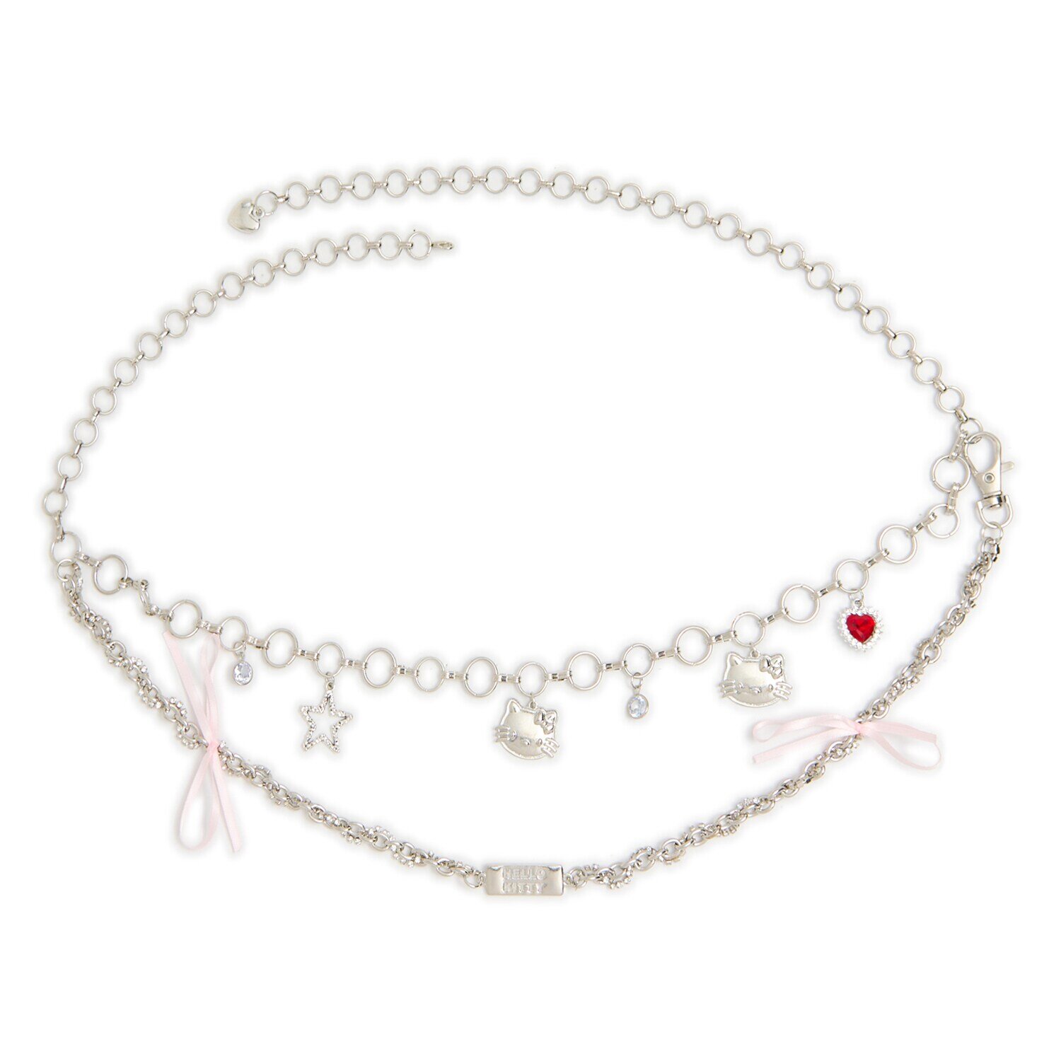 Cropp Lanț pentru talie Hello Kitty - argintiu