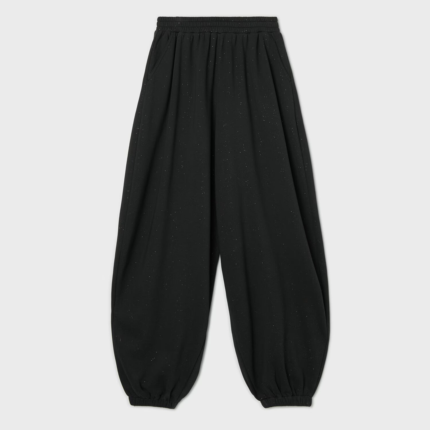 Cropp Pantaloni joggers cu imprimeu all over - negru