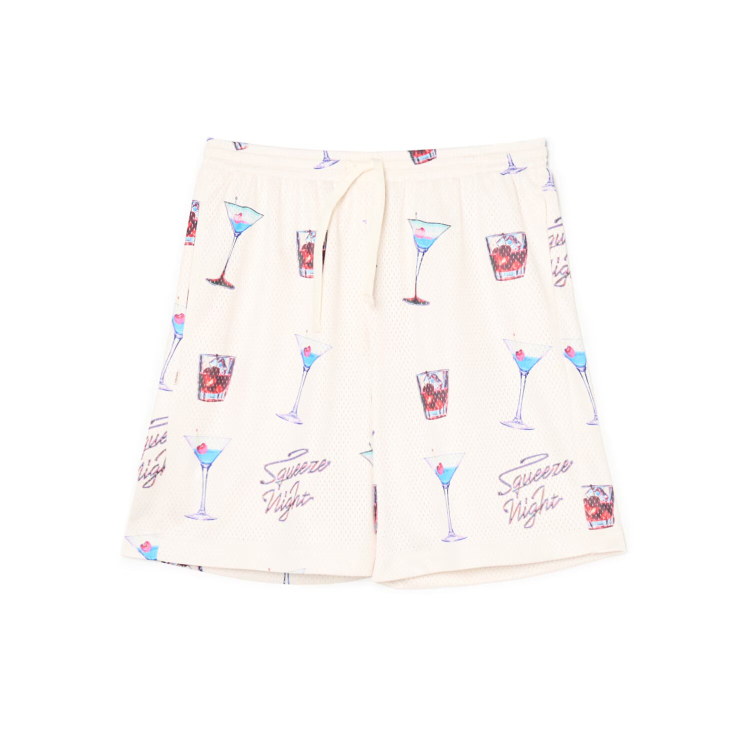 Cropp Pantaloni scurți cu imprimeu integral - crem
