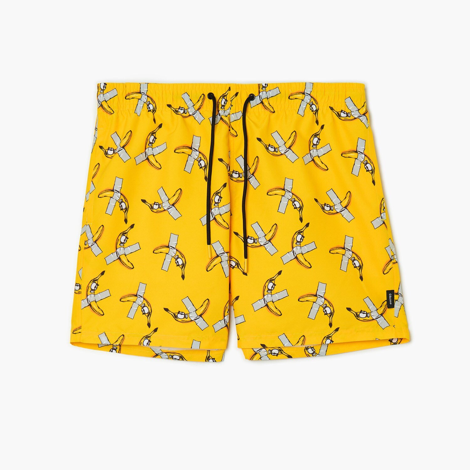 Cropp Pantaloni scurți de baie cu imprimeu - galben