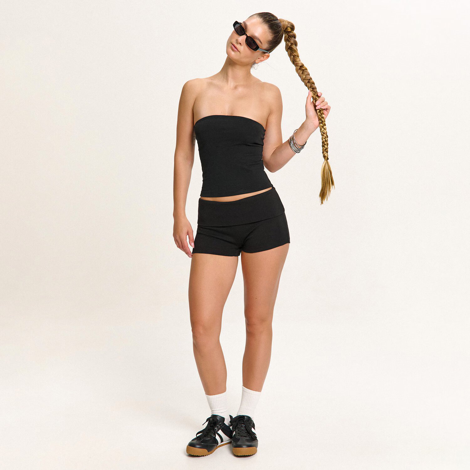 Cropp Pantaloni scurți sportivi - negru