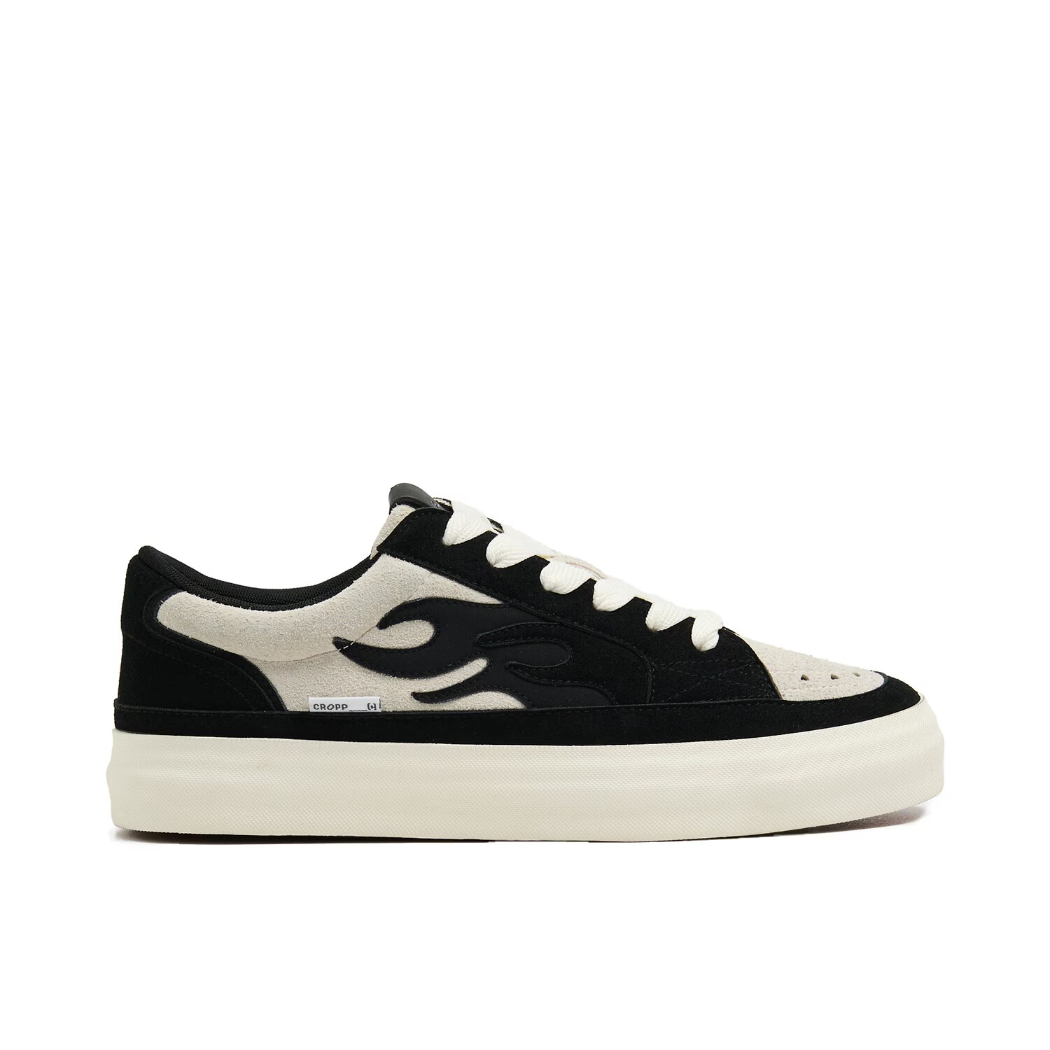 Cropp Pantofi sneakers din piele - negru