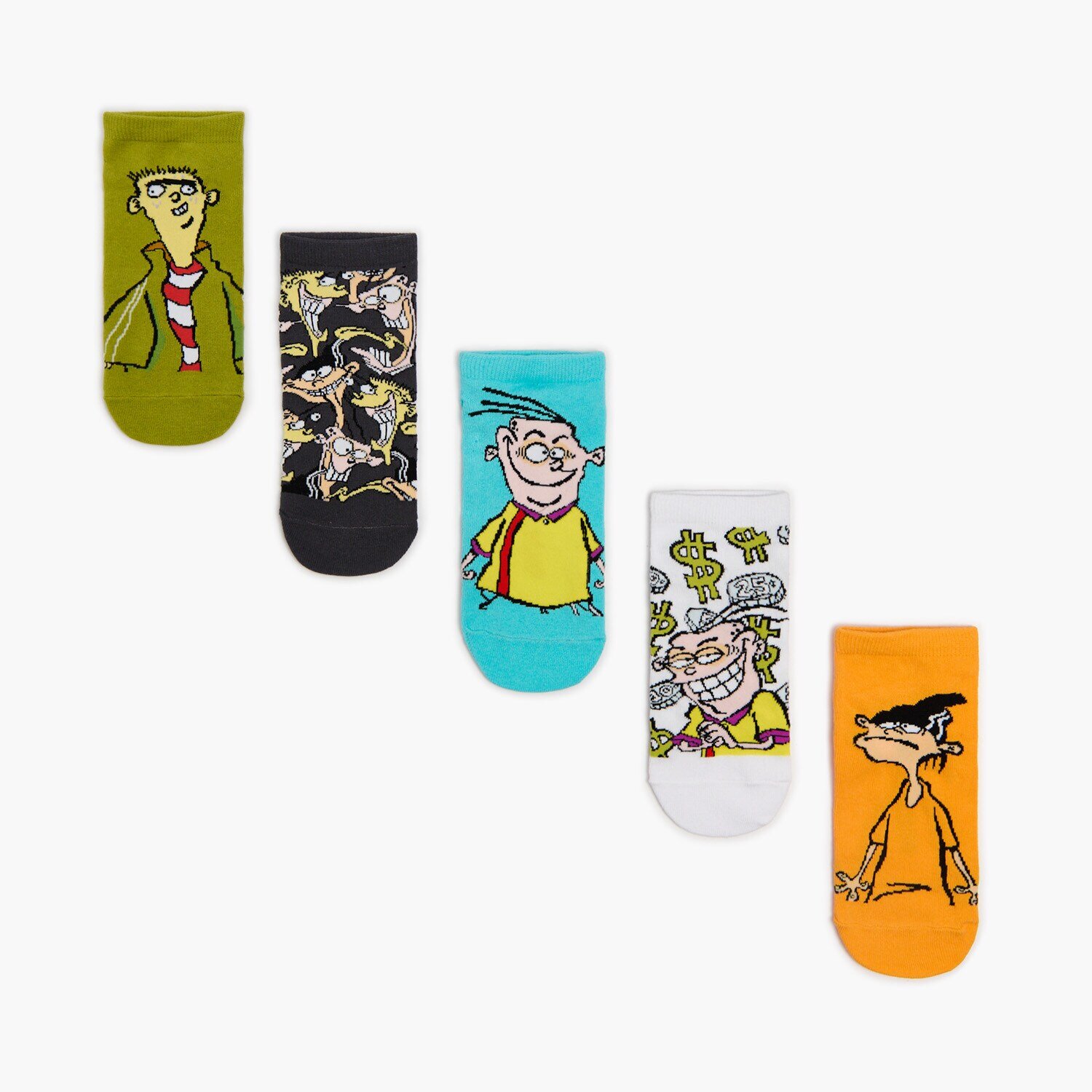 Cropp Set de 5 perechi de șosete Ed Edd n Eddy - multicolor
