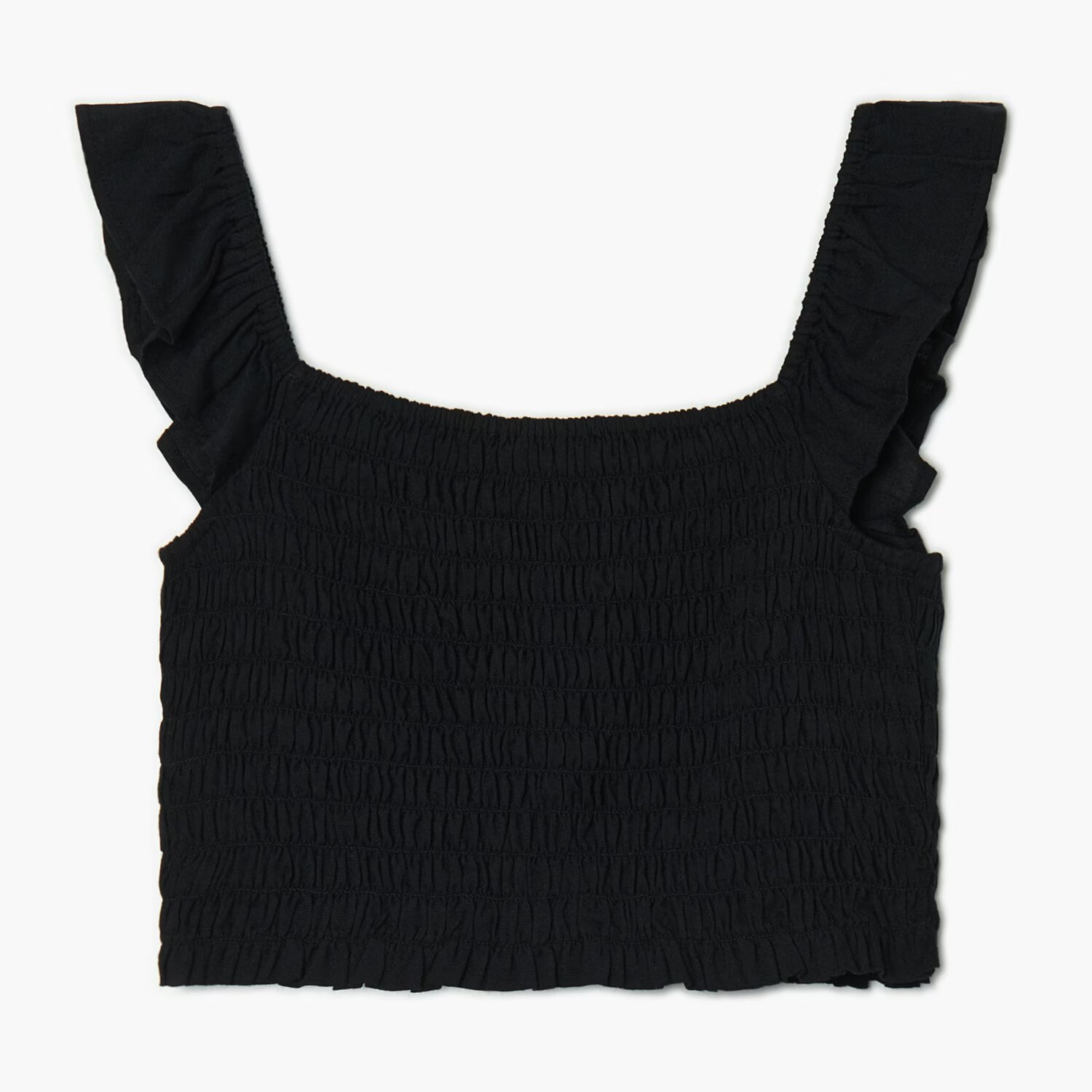 Cropp Top scurt - negru