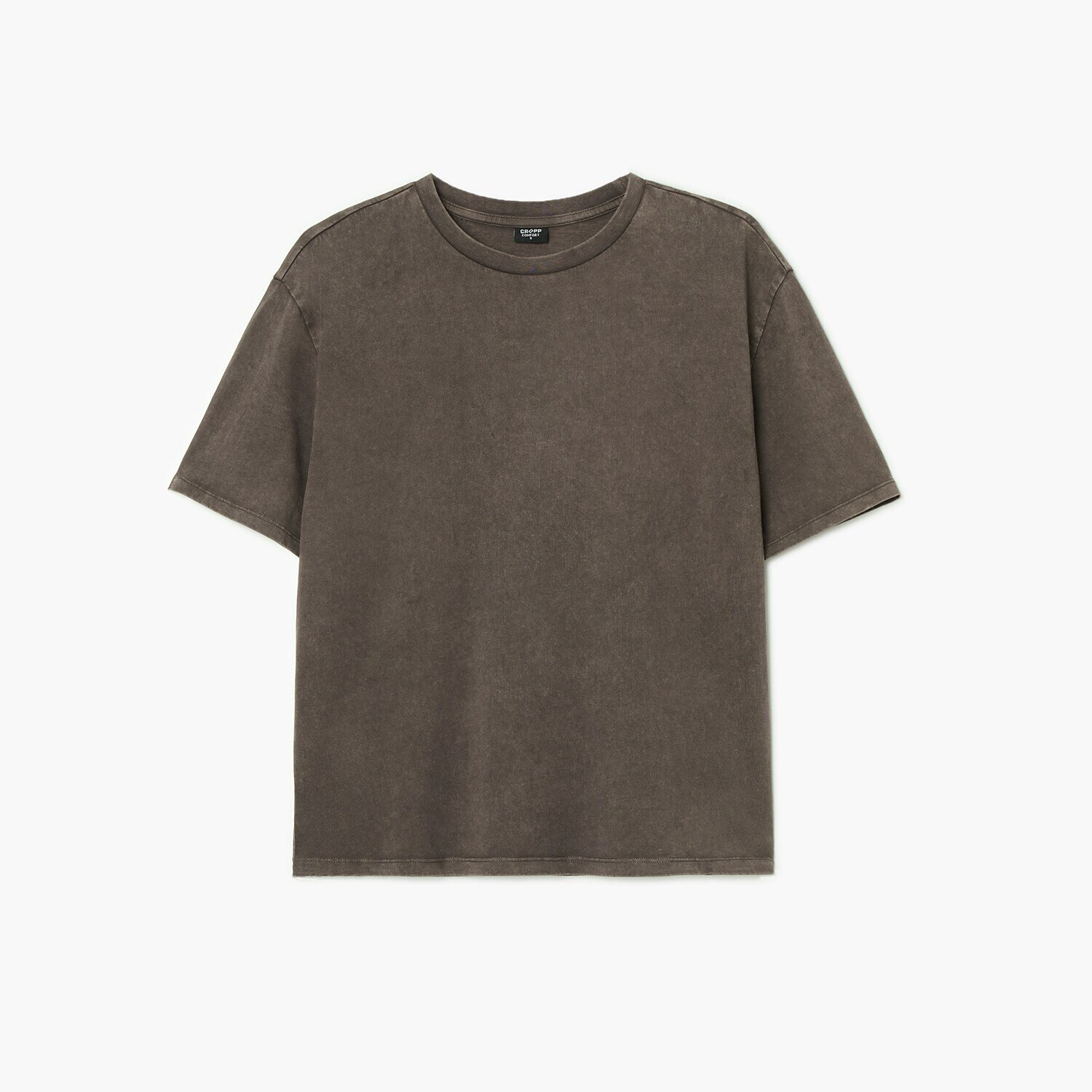 Cropp Tricou cu efect prespălat - maro