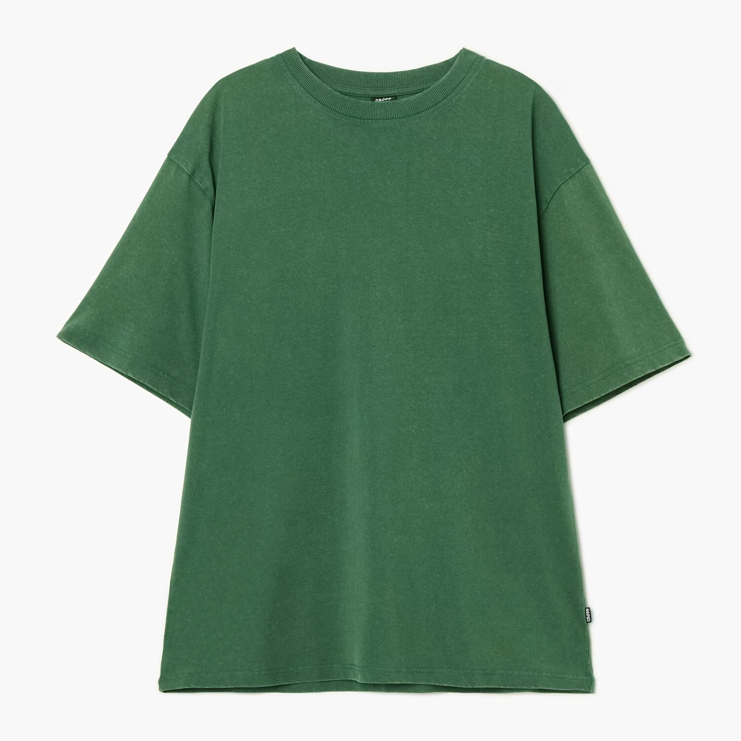Cropp Tricou cu efect prespălat - verde-închis